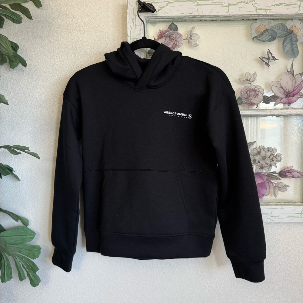 Abercrombie Kids YPB Hoodie Black Athletic Pullover Size 9/10